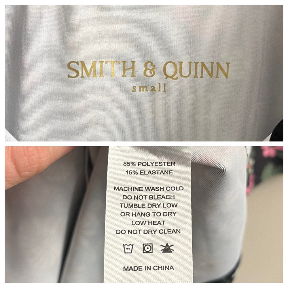 NWT Smith & Quinn Annie Dress Midnight Poppies Small - Picture 12 of 13